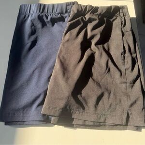 Lady Hagen Navy and Brown Shorts